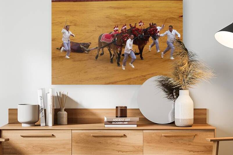 Bullfight event in Seville Arena during Andalusia festival by Marco Brivio