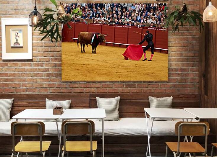 Bullfight in Seville Arena of Andalusia attracts large crowd by Marco Brivio