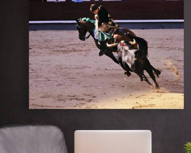 Bullfight in Madrid Spain features a skilled matador by Marco Brivio