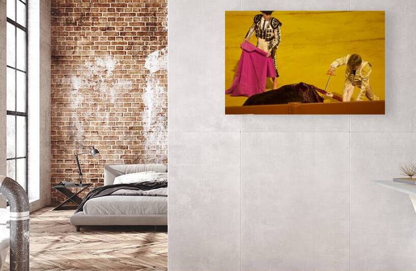 Bullfight event in Seville Arena during daytime hours by Marco Brivio