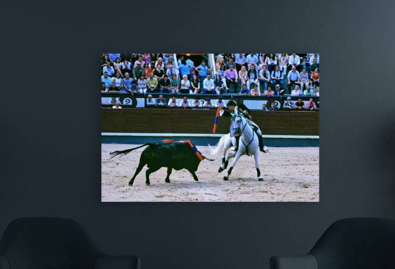 Bullfight on horseback at Las Ventas in Madrid by Marco Brivio