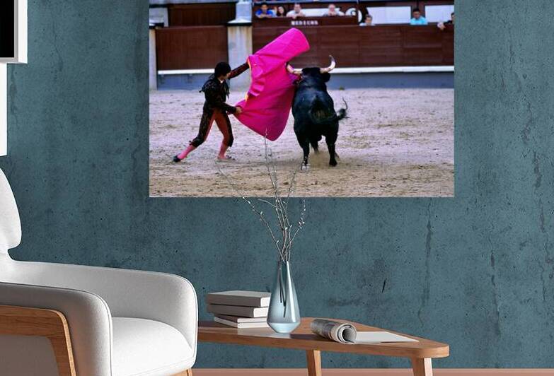 Bullfight event in Madrid Spain featuring a matador by Marco Brivio