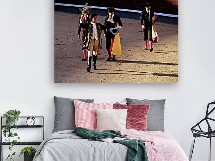 Bullfighters in Madrid celebrate after a successful corrida by Marco Brivio