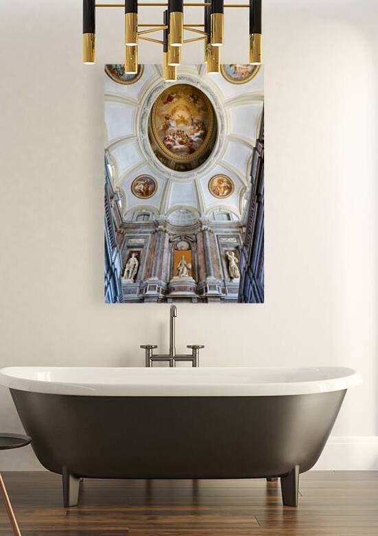 Majestic entrance at Royal Palace in Caserta Campania by Marco Brivio