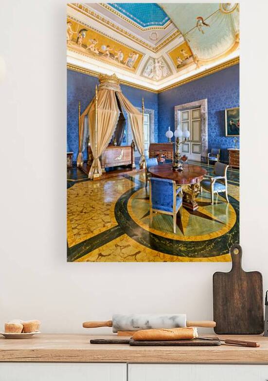 Royal bedroom of King Francis II in Caserta Italy by Marco Brivio