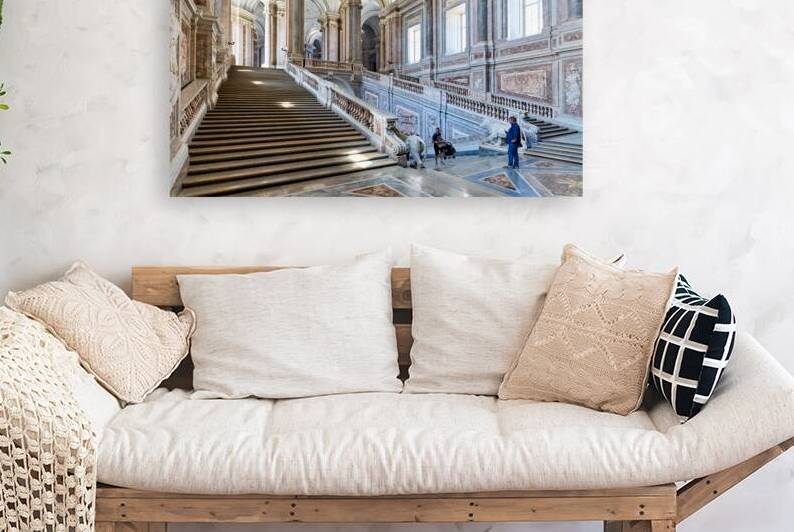 Visit to the scalone staircase of honour in Caserta Italy by Marco Brivio