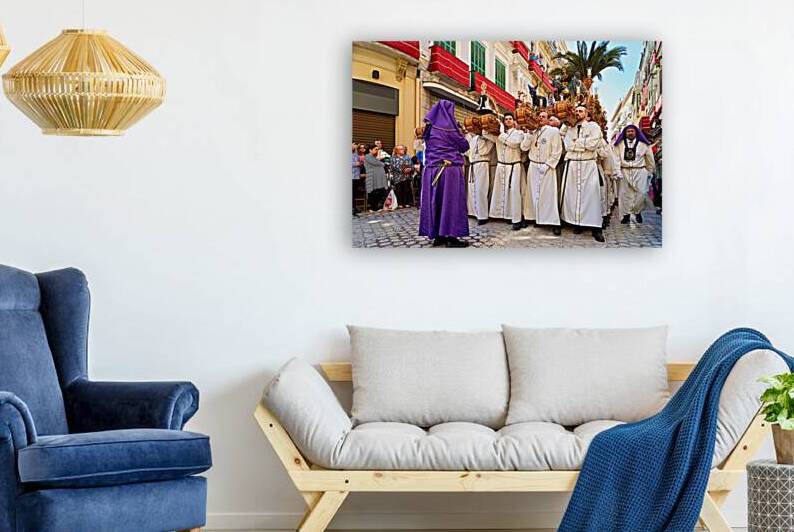 Easter Holy Week procession in Malaga Andalusia Spain by Marco Brivio