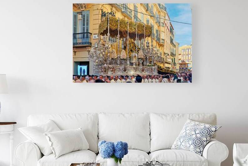 Easter procession in Malaga Andalusia by Marco Brivio