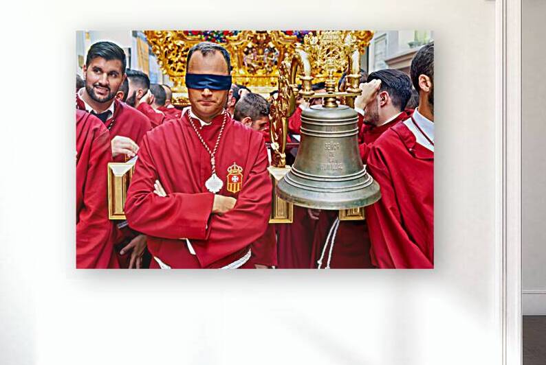 Processions during Easter Holy Week in Malaga Andalusia by Marco Brivio