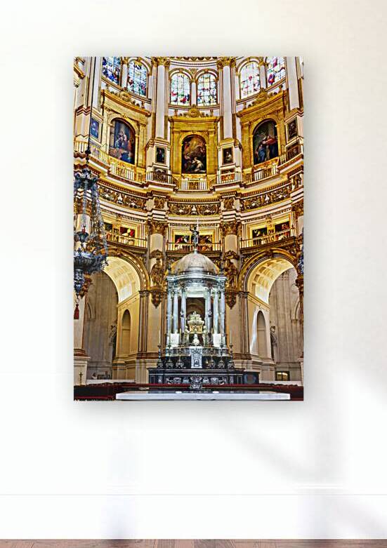 Granada cathedral interior showing Capilla Mayor area by Marco Brivio