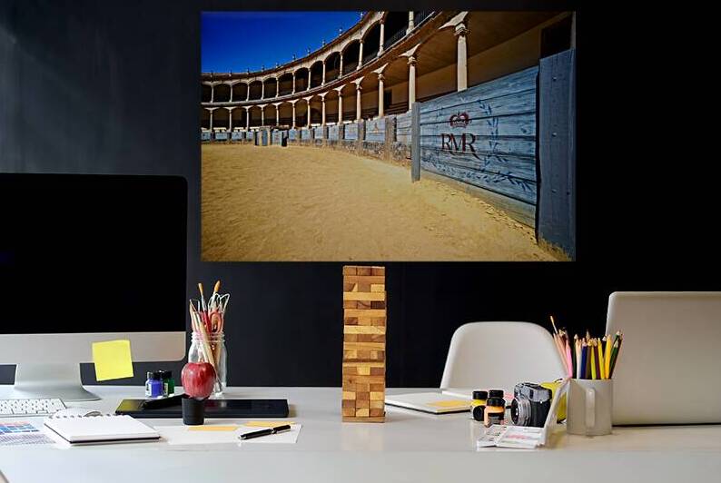 Bullring in Ronda Andalusia shows unique architecture by Marco Brivio