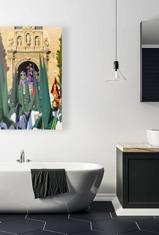 Processions in Granada during Easter Holy Week events by Marco Brivio