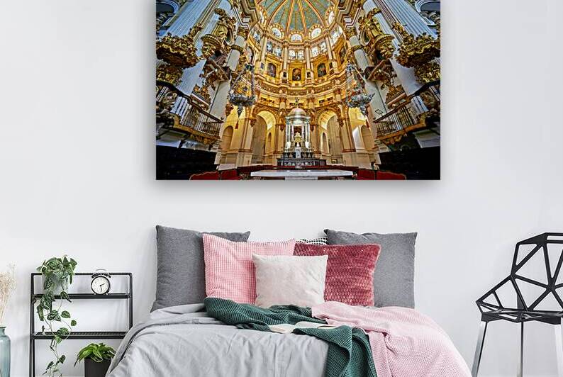 Majestic interior of Capilla Mayor in Granada Cathedral by Marco Brivio