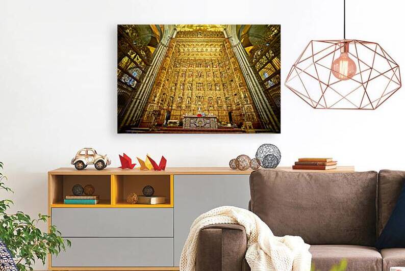 The altar in La Giralda Cathedral Seville by Marco Brivio