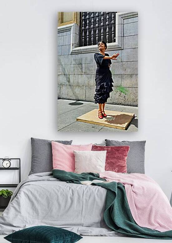 Flamenco dancer performs on street in Seville Spain by Marco Brivio