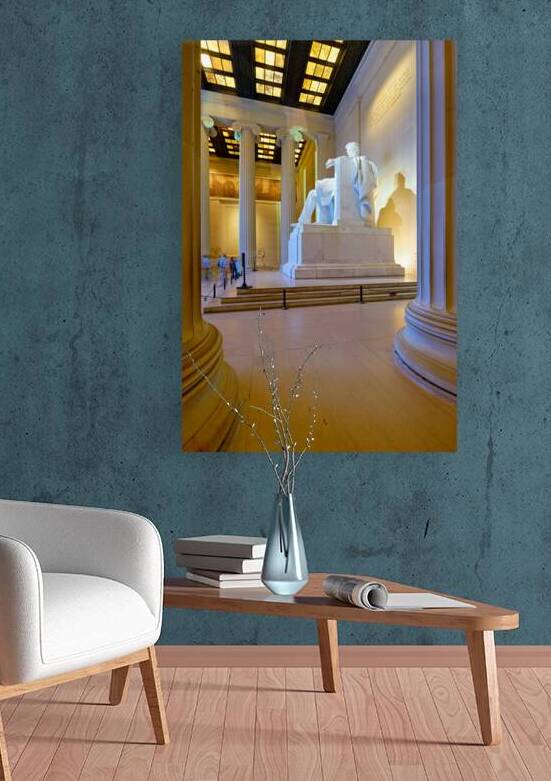 Lincoln Memorial statue in Washington DC by Marco Brivio