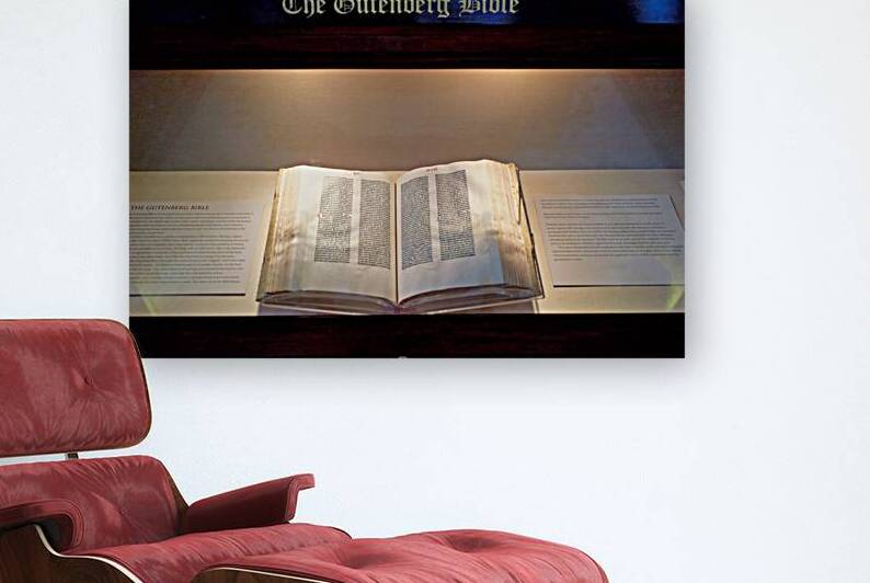 Gutenberg Bible display at the Library of Congress by Marco Brivio