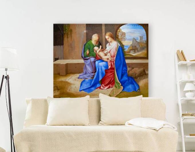 Giorgione Holy Family painting in Washington DC by Marco Brivio