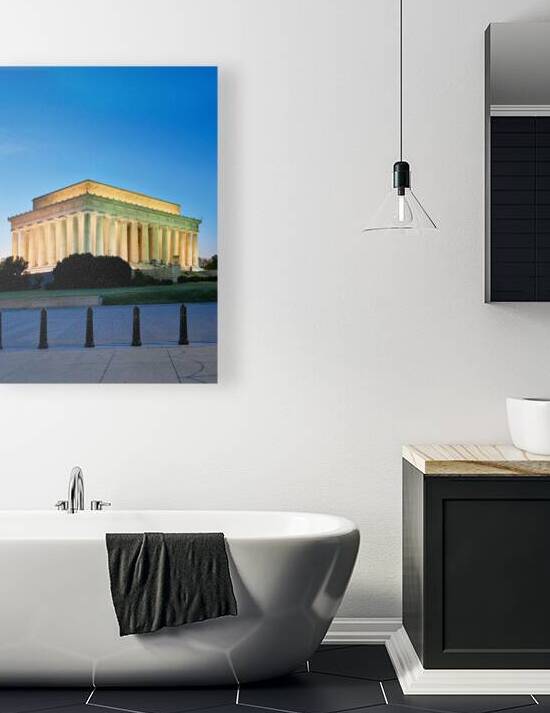 Lincoln Memorial at sunset in Washington D.C by Marco Brivio