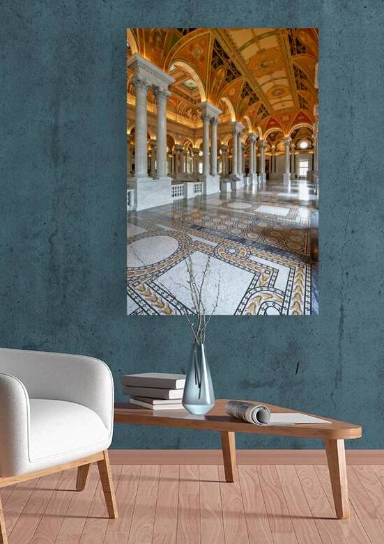 Inside the library of congress d.c by Marco Brivio