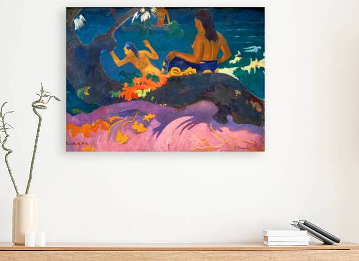 Fatata te Miti shows people by the sea in Washington by Marco Brivio