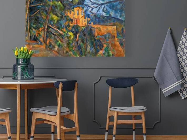 Chateau Noir scene by Paul Cezanne in Washington DC by Marco Brivio