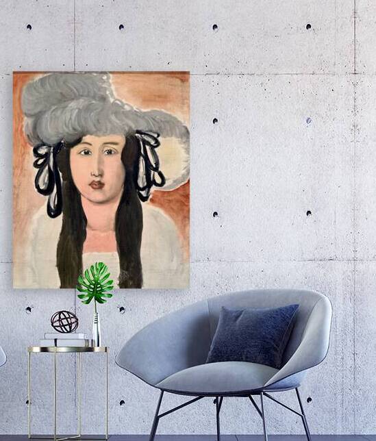 Henri Matisse work titled The Plumed Hat in Washington by Marco Brivio