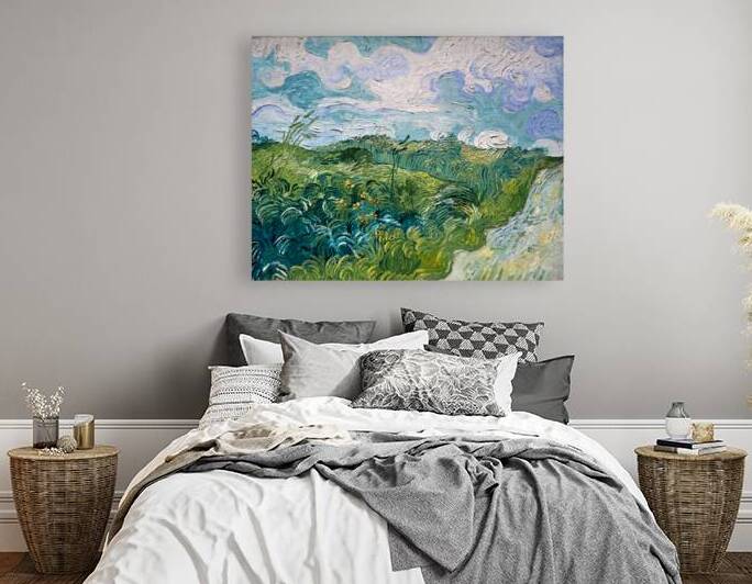 Vincent van gogh green wheat fields in washington dc by Marco Brivio