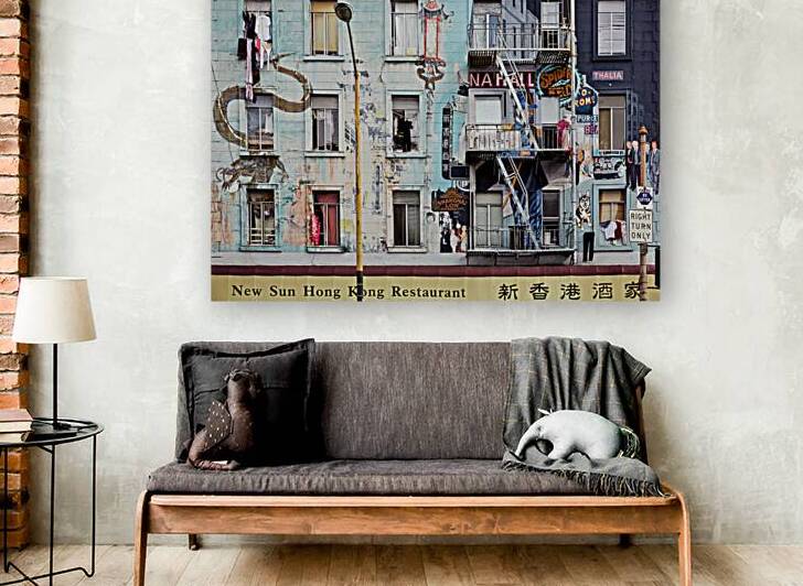 Chinatowns vibrant murals and buildings by Marco Brivio