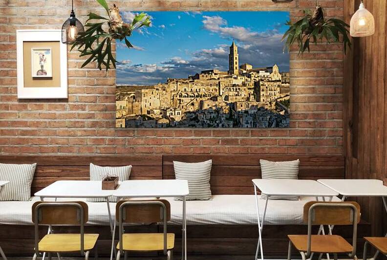 Cityscape of matera in basilicata italy by Marco Brivio