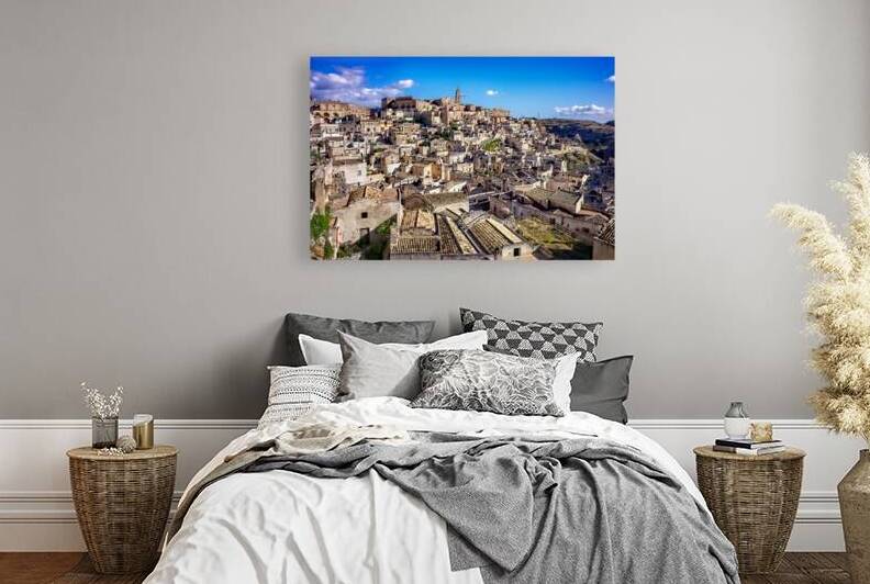 Cityscape of matera in basilicata italy by Marco Brivio