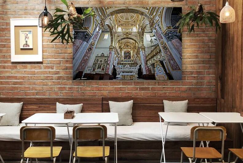 View of basilica pontificia in matera italy by Marco Brivio