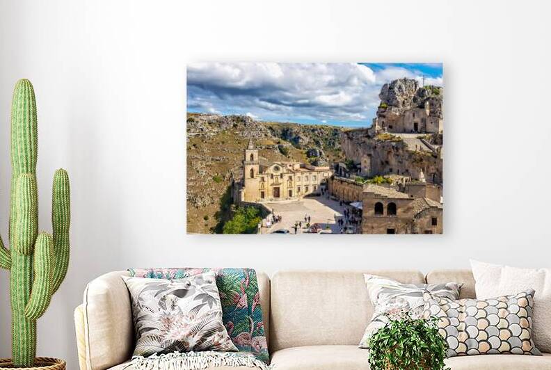 Saint Peter Caveoso Church in Matera during the day by Marco Brivio